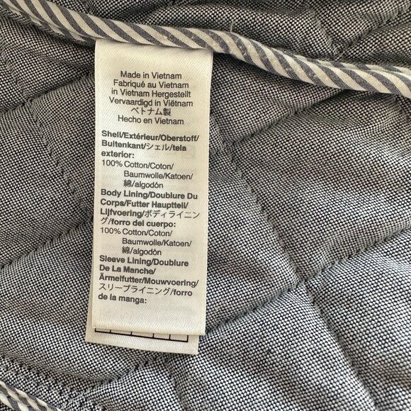 JCrew Quilted Olive Green Cotton Lining Peacoat XS - Picture 5 of 5